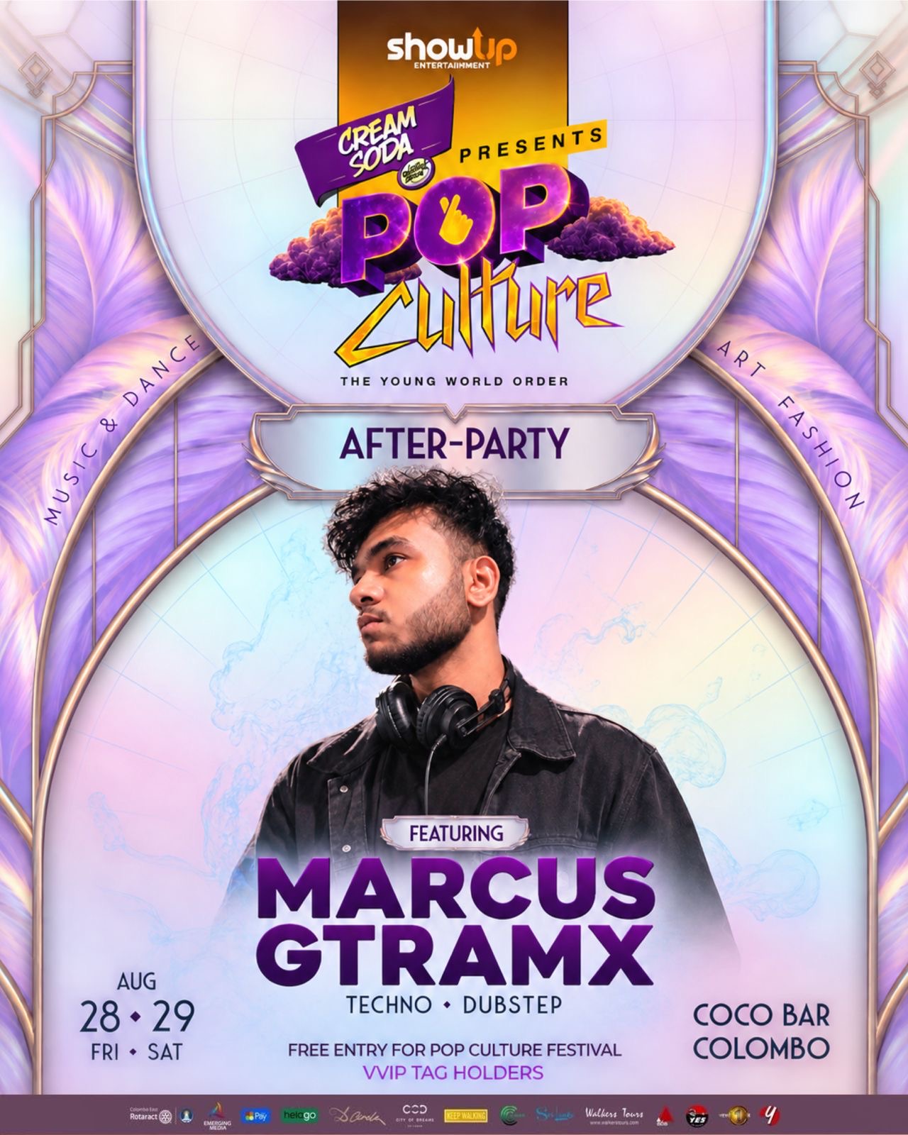 Marcus GTRAMX at Pop Culture After-Party — Coco Bar, Colombo